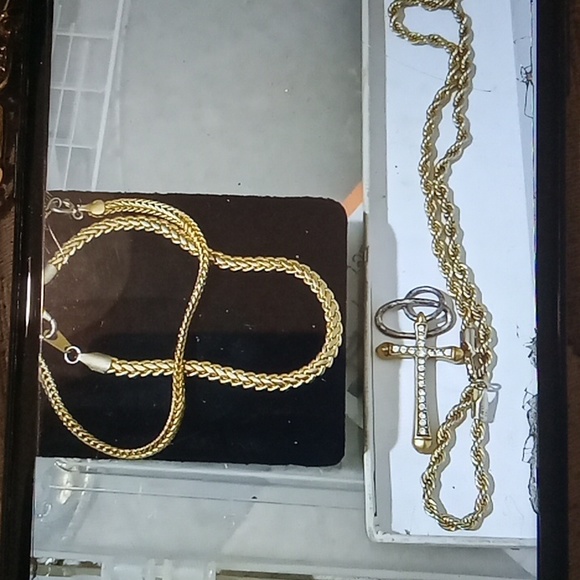 Jewelry 14k Italy 14k Gold 3mm Italian Cut Rope Chain With Diamond